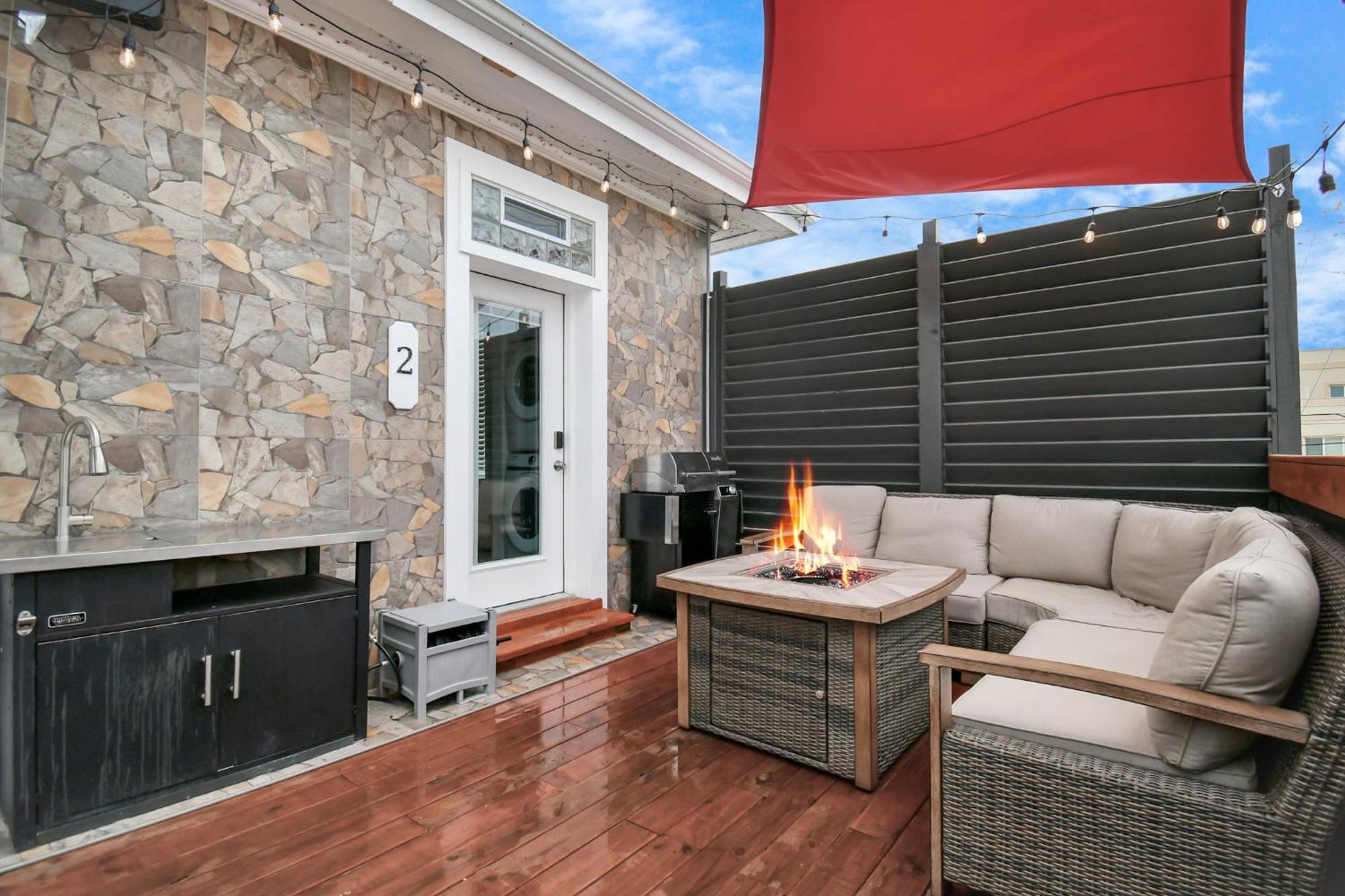 Apartamento Nautical Loft With Outdoor Kitchen & Beach Access Galveston Exterior foto
